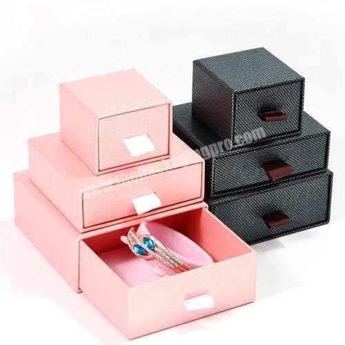 pink black drawer jewelery gift box packaging gift luxury