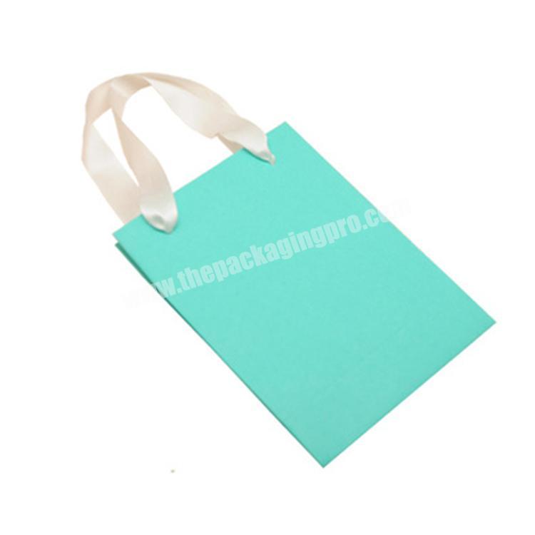pink blue mini wedding chocolate bag birthday jewelry gift box paper bag with ribbon handle