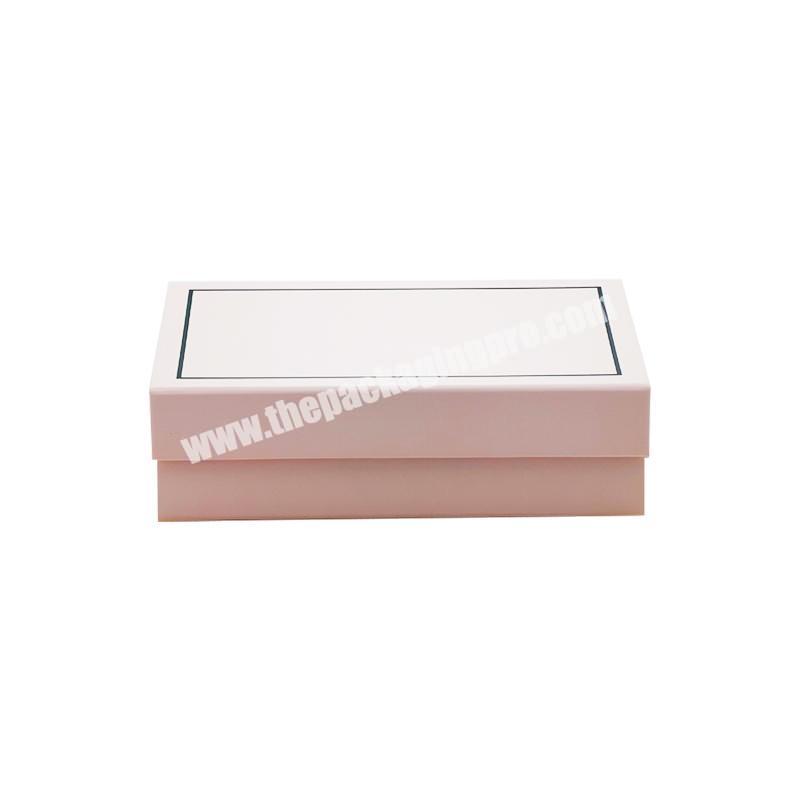 Pink customized logo printing retail products packaging magnetic boxes