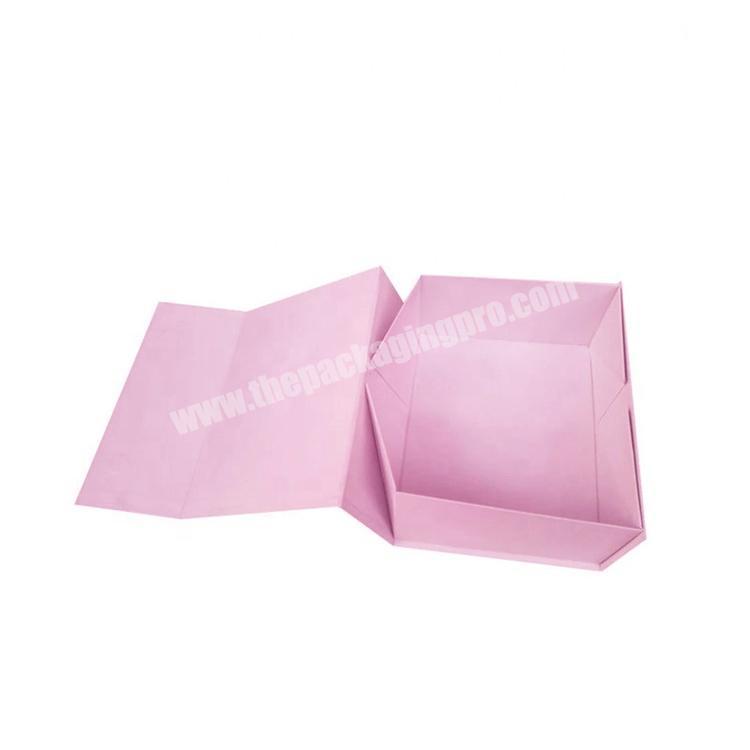 pink foldable storage box, custom magnetic box for bras & lingerie packaging