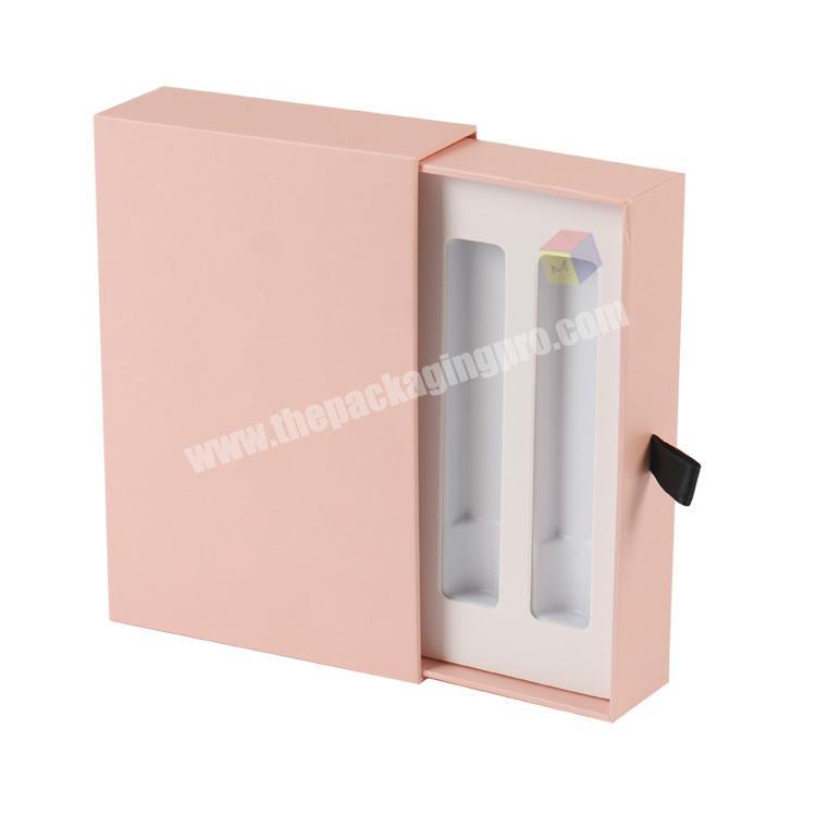 pink premium empty gift packaging make perfume box