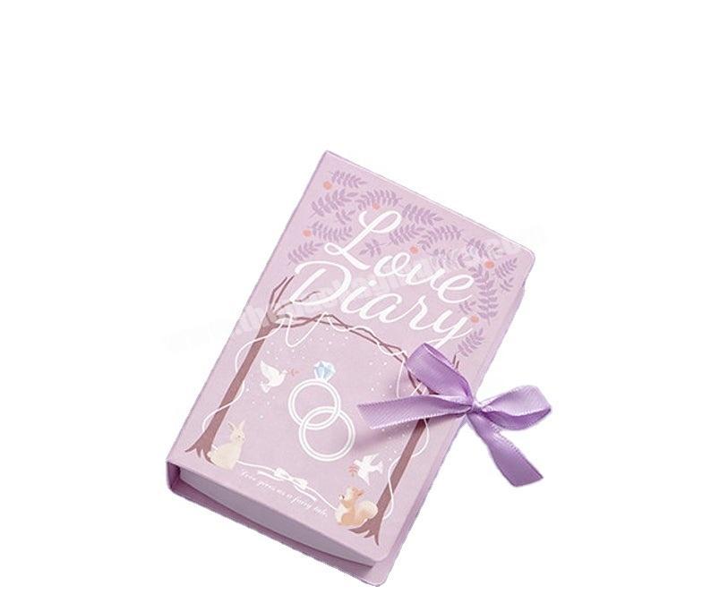 Pink story book wedding gift boxes birthday candy chocolate box fairy tale