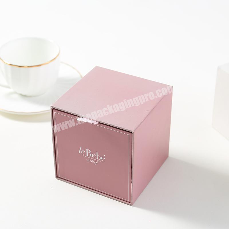 pink watch storage packaging boxes