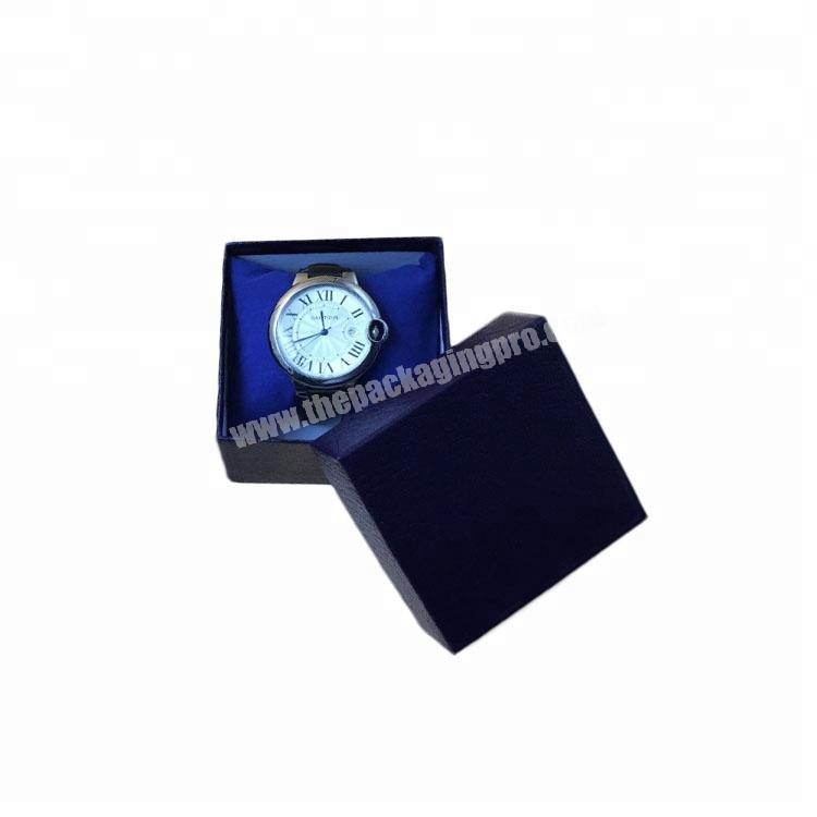 Popular Handmade Customized watch jewelry luxury gift paper packing box with foam
