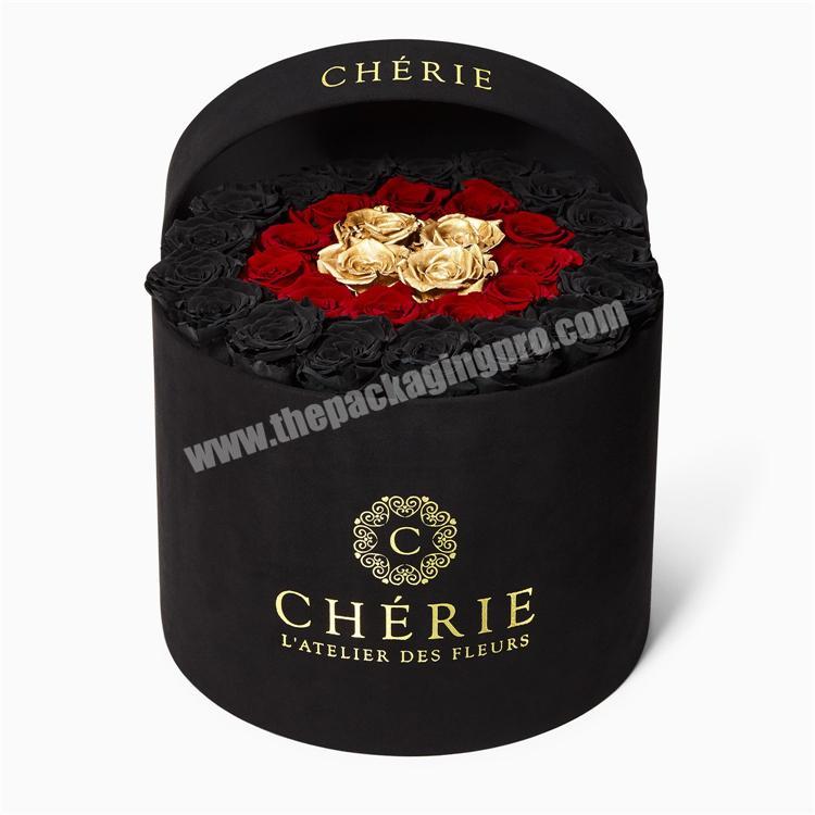 Popular High Quality Eco Friendly Fancy Small Round Organic Cardboard Paper Flower Chocolate Truffle Box Packaging With Insert