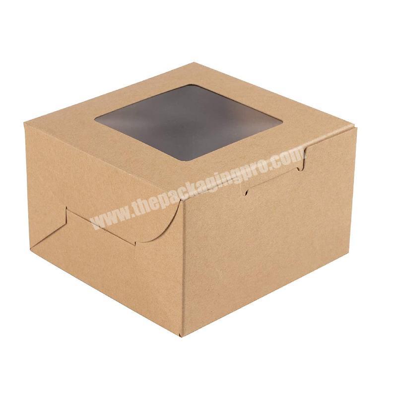 Popular high quality thin brown gift box