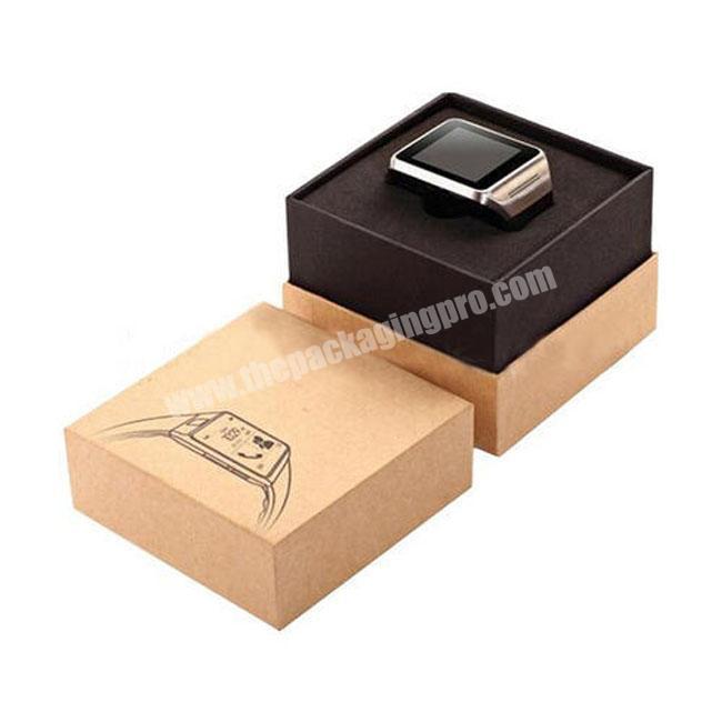 Popular  luxury custom  Rigid paper Watch  Box with custom logo and size
