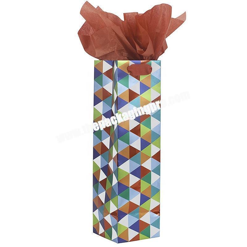 Popular Recycled Paper Kraft Paper Durable Ladies Fashion Paper Gift Bag