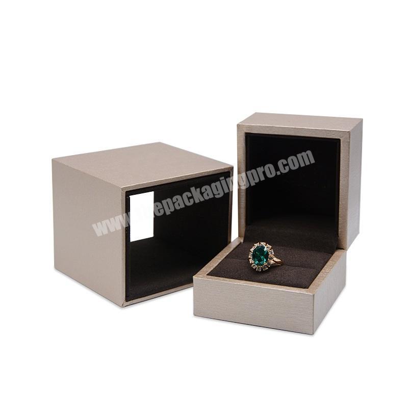 Popular style custom ring box for packaging jewelry rings