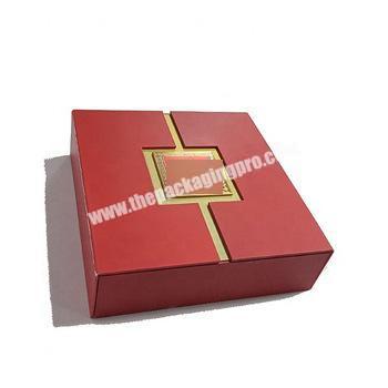 POPULAR WIDELY RIGID OEM CARDBOARD red paper printing packing BOX for bird nest