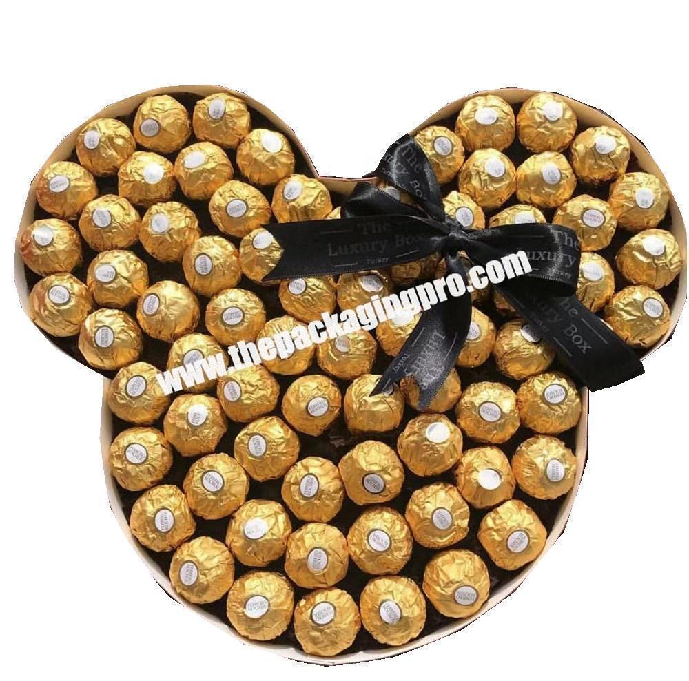 Premium Cute Mickey Mouse Carton Box Candy Packaging Box Chocolate Eggs Gift Box