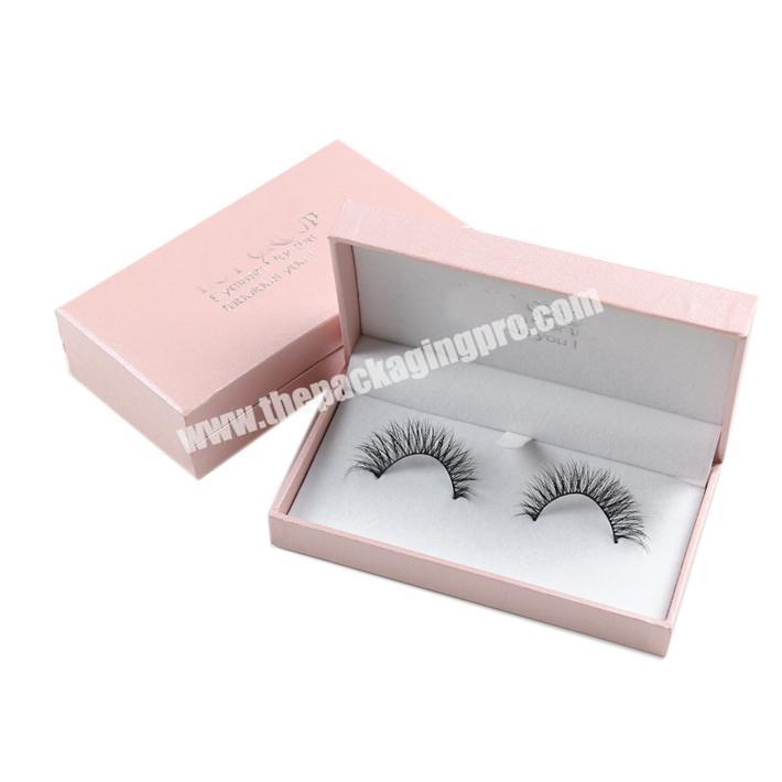 Premium empty make false lashes packaging custom eyelash box
