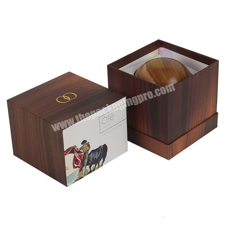 premium gift packaging box for luxe scent soy candles