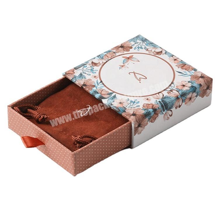 Premium Jewellery Pouch Cardboard Beaded Bracelet Drawer Box