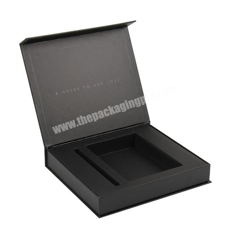 premium rigid cardboard magnetic custom presentation book box