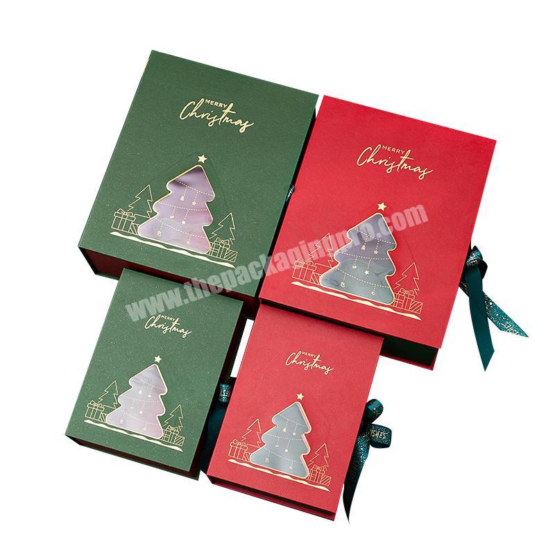 Present Party Favour Gift Boxes Candy Tree Merry Bells Containers Festive Xmas Christmas Gift Paper Box