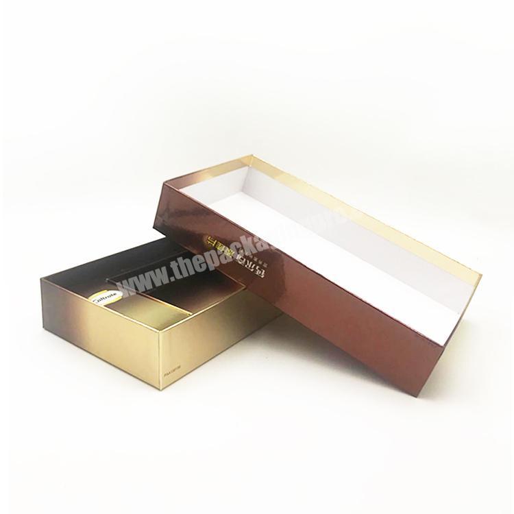 Printed paper corrugated gift boxes mailer cardboard custom packing box with logo