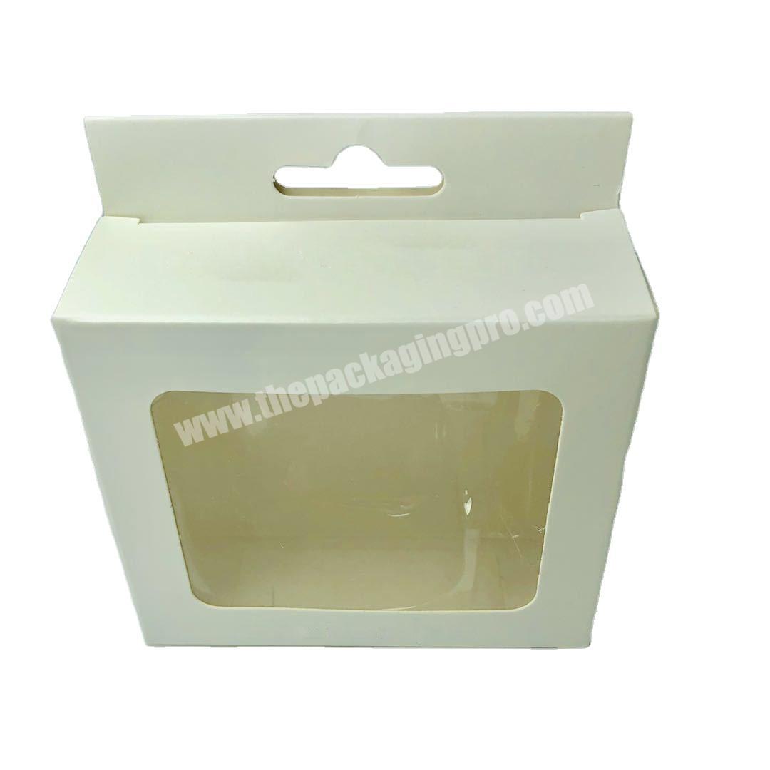 Printed white cardboard wholesale paperborad foldable packaging phone retail boxes