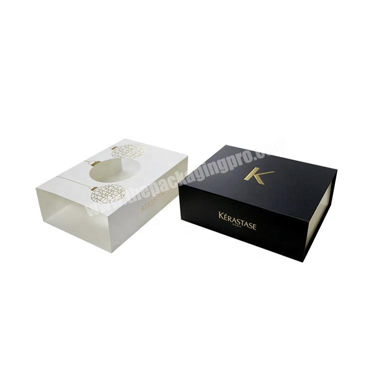 Printing Custom Blank Cardboard Box Packaging, Wholesale High Quality White Folding Magnetic Packaging Box