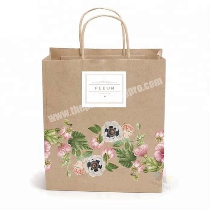 Printing Paper Shopping Bag With Handle