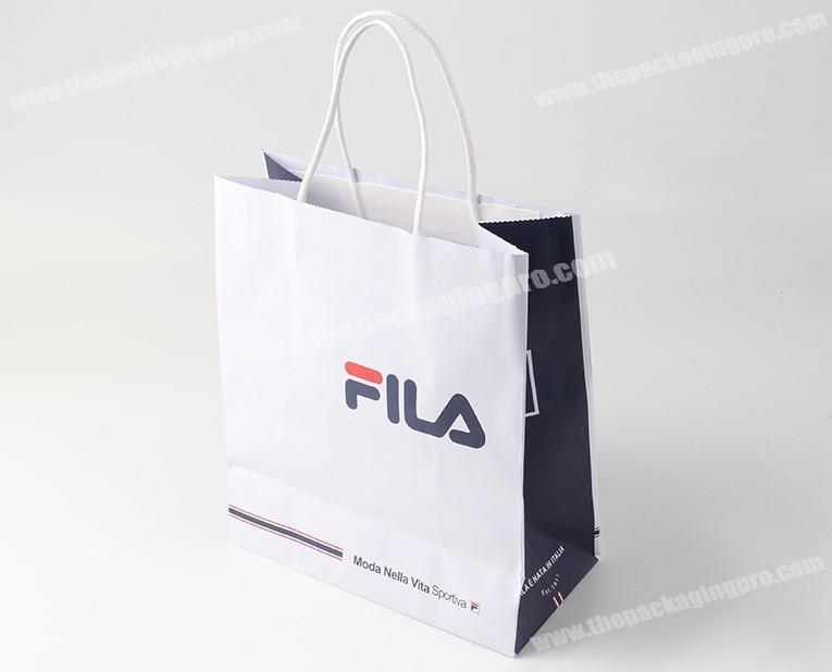 Printing shopping gift paper bags clothing packaging with paper handle