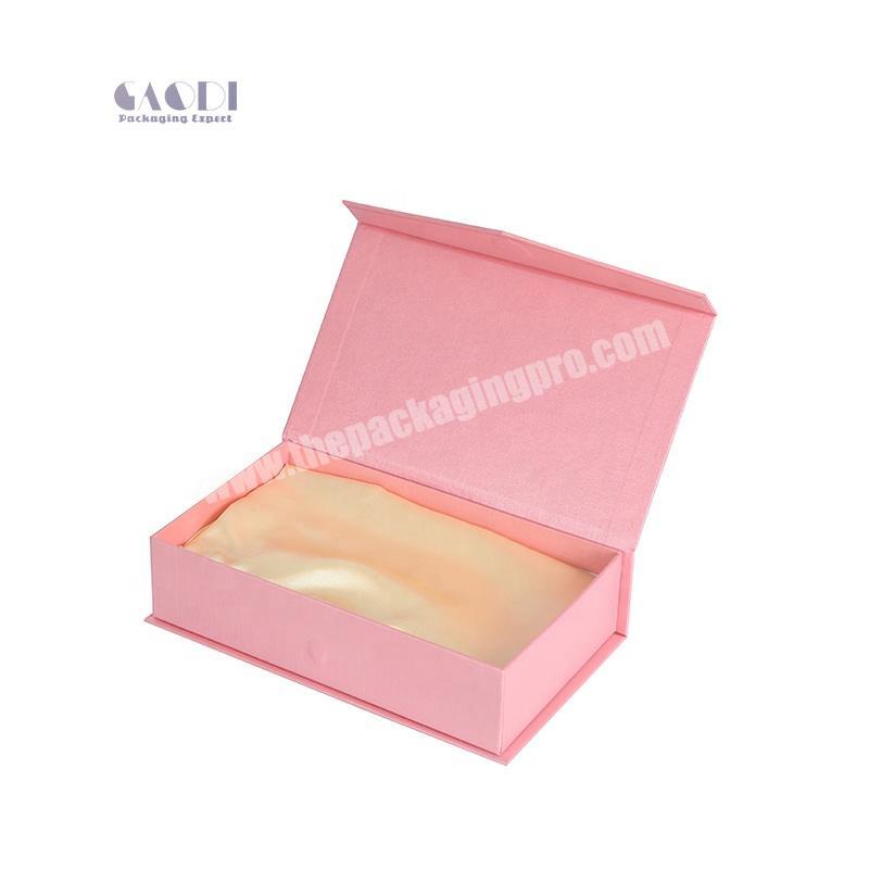 Private Label Best Popular Matt Satin Finished Pink Cardboard Gift Perfume Packaging Box For Cosmetics