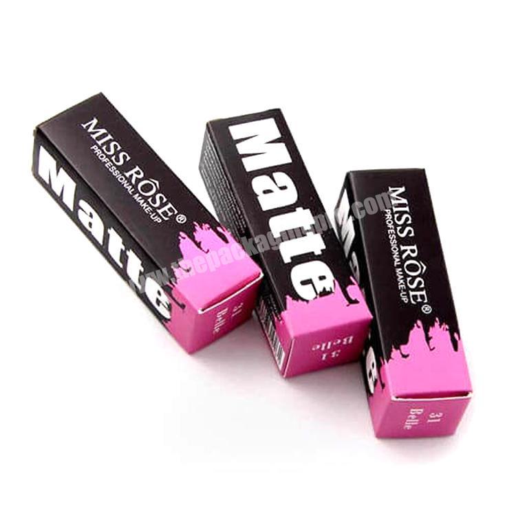 Private label cardboard empty custom lipstick box