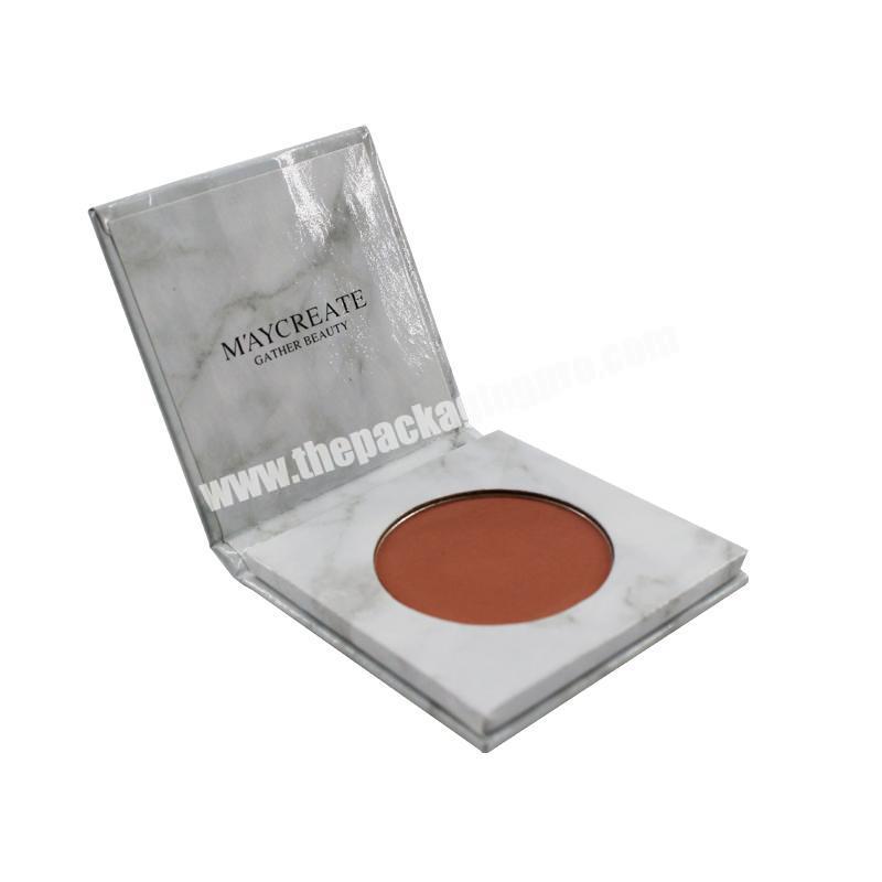 Private Label Customized Beauty Cosmetic Packaging Magnetic Makeup Single Eyeshadow Palette Box