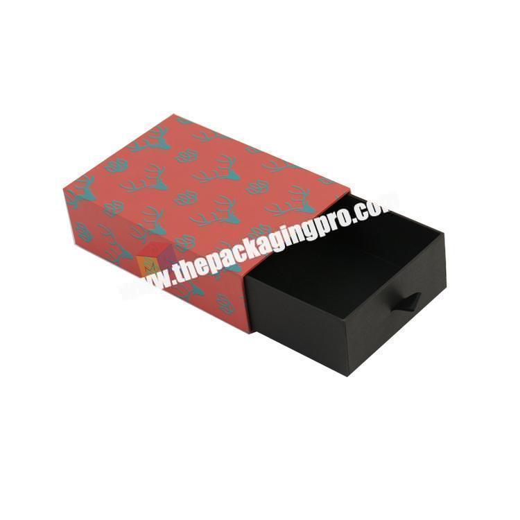 private label drawer paper gift box jewelry packaging