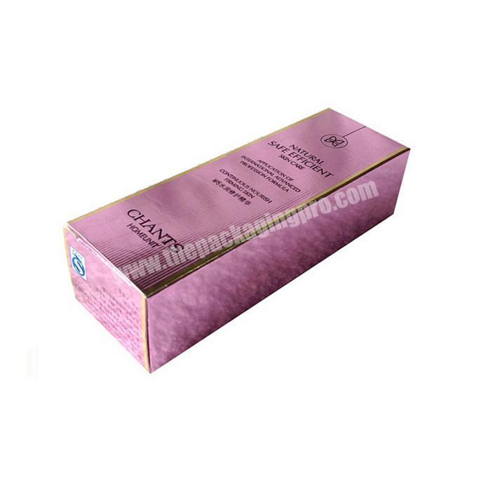 Private label luxury makeup paper boxes Colors Cosmetics small packaging box