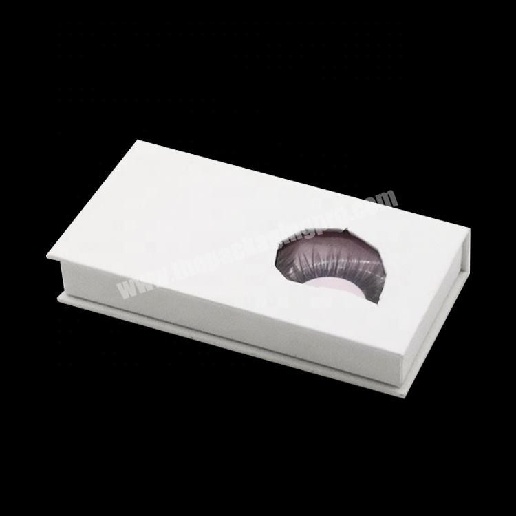 Private Label Magnetic Closure Luxury Rigid Cardboard Paper Packaging Eyelash Box Custom With Pvc Insert