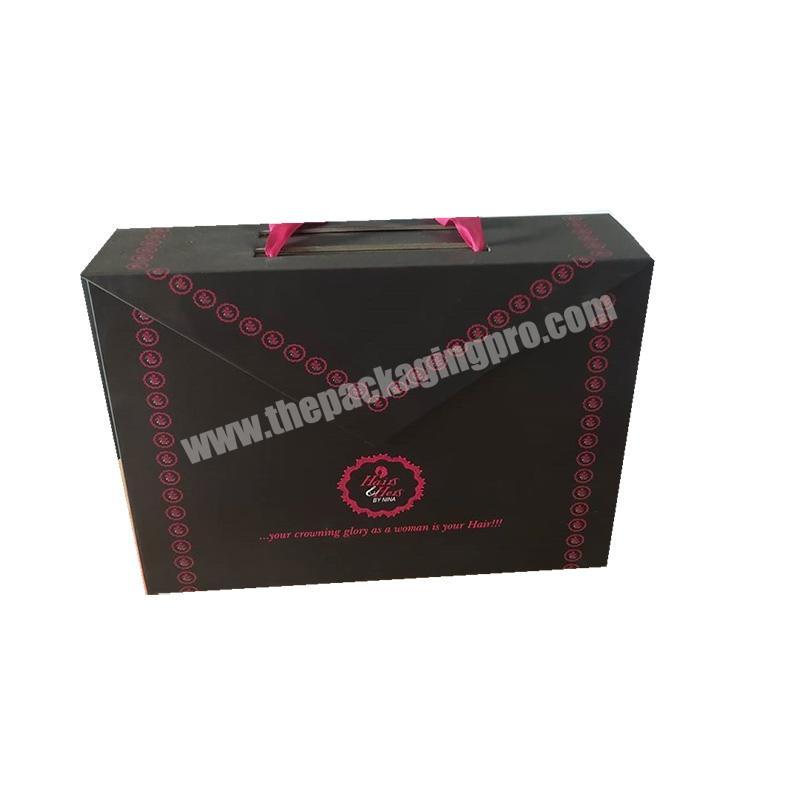 private label  rectangular clothes packaging envelope boxes with silk