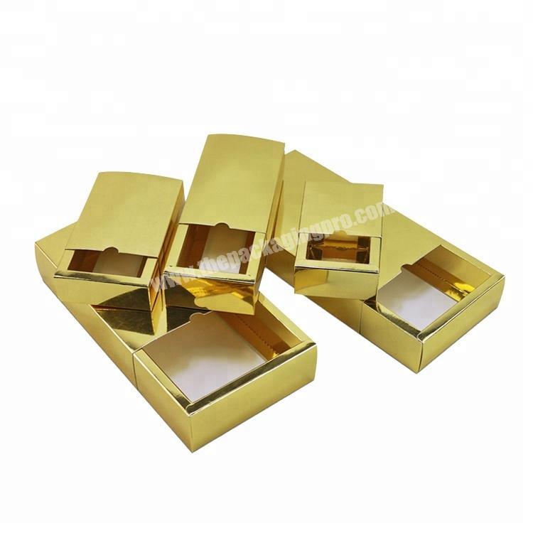 Product packaging gift boxes custom clothing drawer carton box printing product packaging the gold card paper box