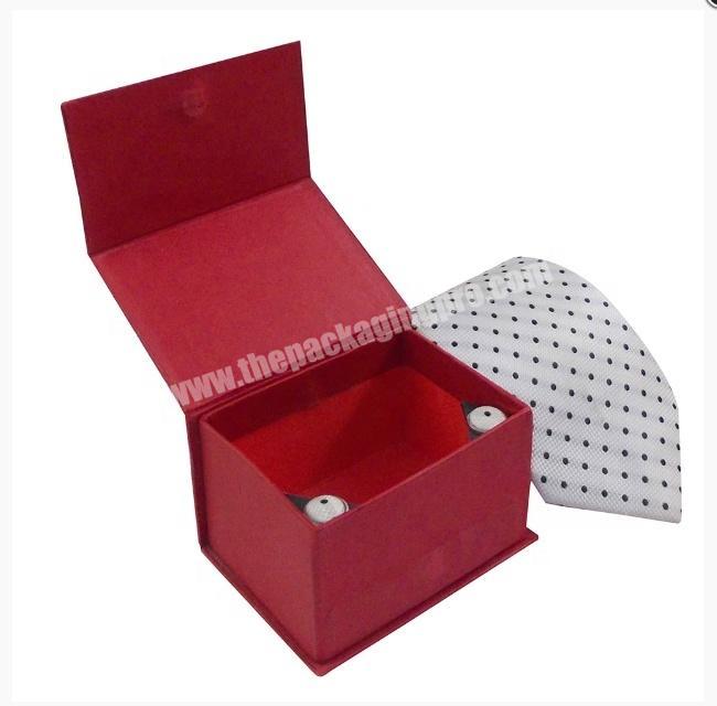 Professional Custom cardboard matte fancy paper necktie packaging bow tie box