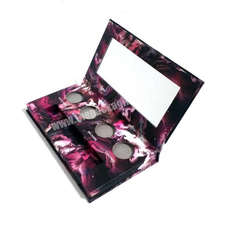 Professional Custom Cosmetic Cardboard Packaging Eeyeshadows Box