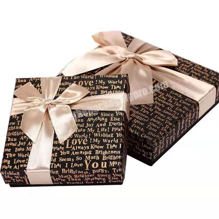Professional custom design gift boxes with rigid candy paper packing wedding