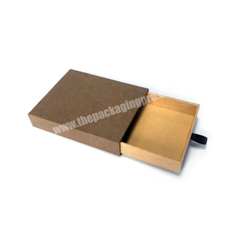 Professional custom high end 2 color single paper drawer box for present
