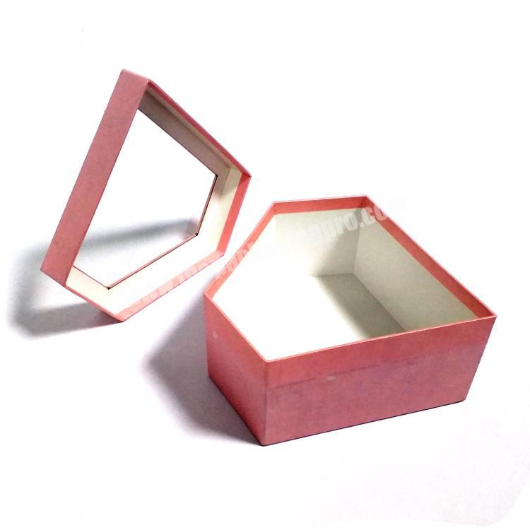 Professional custom marriage gift set packaging box with pvc window