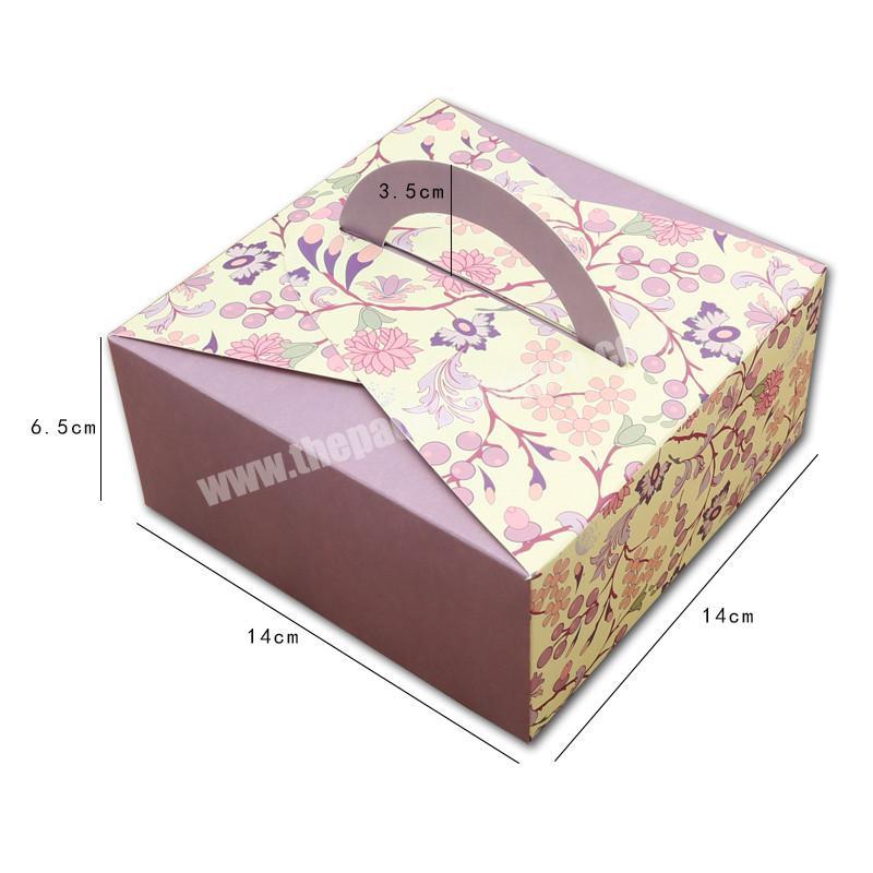 professional custom Moon cake packaging cookies flower box packaging box