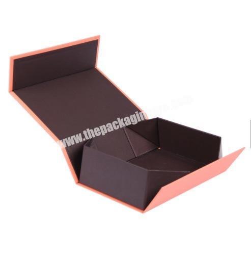 Professional custom rigid magnet close folding gift box packaging