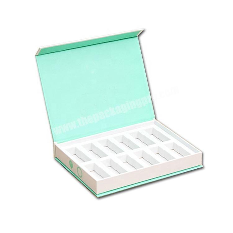 Professional Custom Various Paper Packaging Cosmetic Eye Cream Gift Box With Dividers