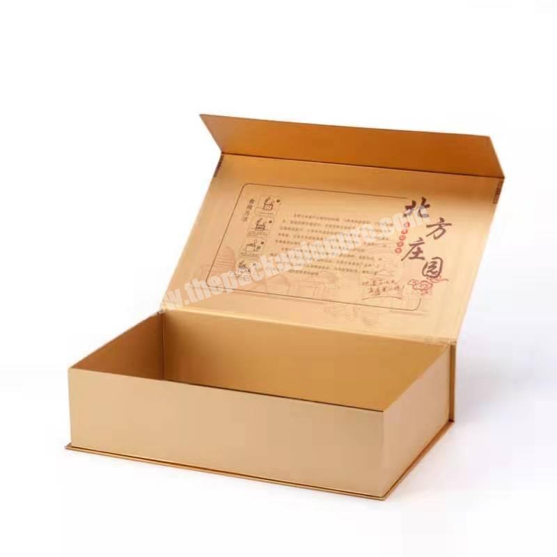 Professional customize print logo paper box with food folding gift packing