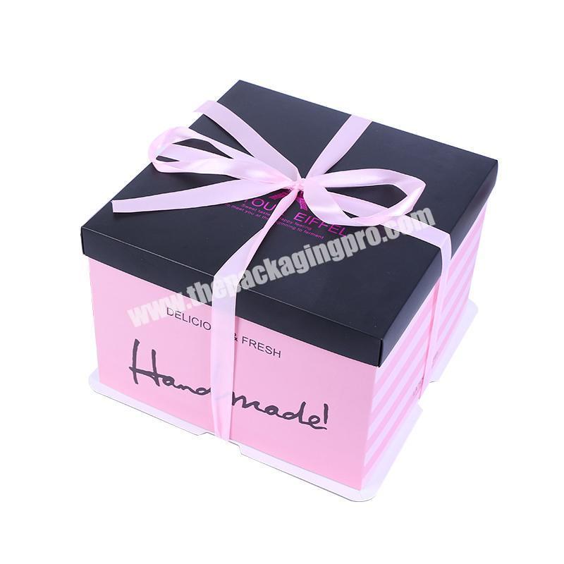 Professional Customized Various ColorsInch Birthday Cake Boxes In Bulk  Packaging Paper Box