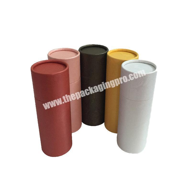 Professional Customized Various ColorsInch Round Paper Tube TeaGiftsCosmetic Packaging Box