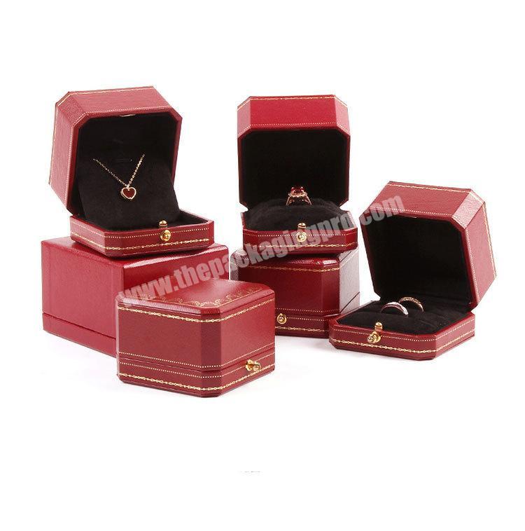 Professional design ring box jewelry custom logo for packaging jewelry ring