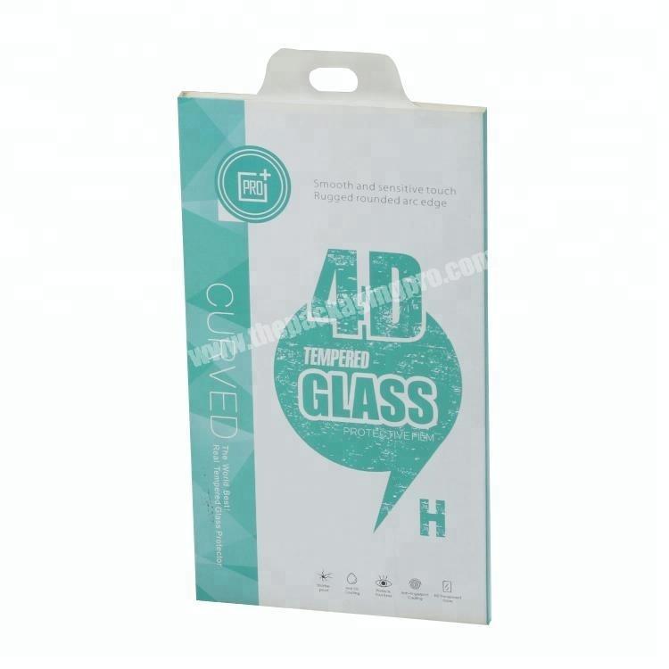 Professional design team product New Tempered Glass Screen Protector Retail Box PackagingPaper Box