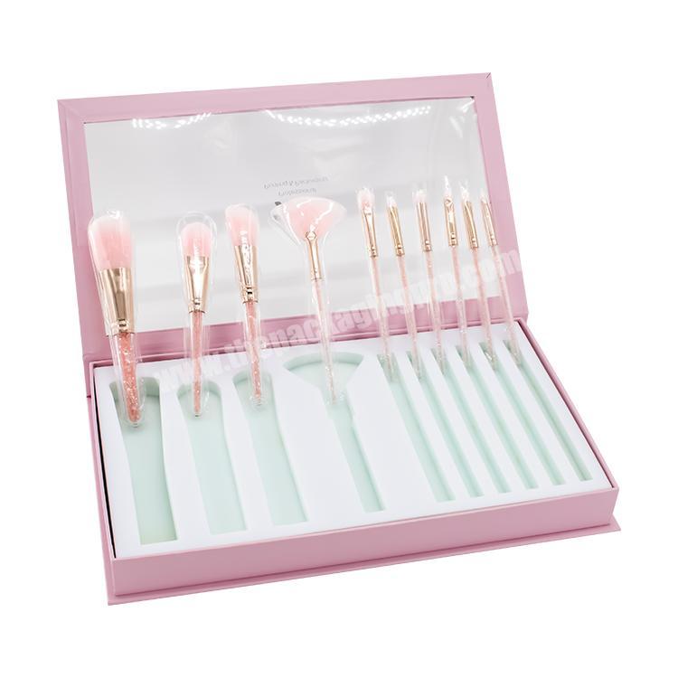Short Handle Single Loose Powder Makeup Brush with Gift Box / Pink Mak –