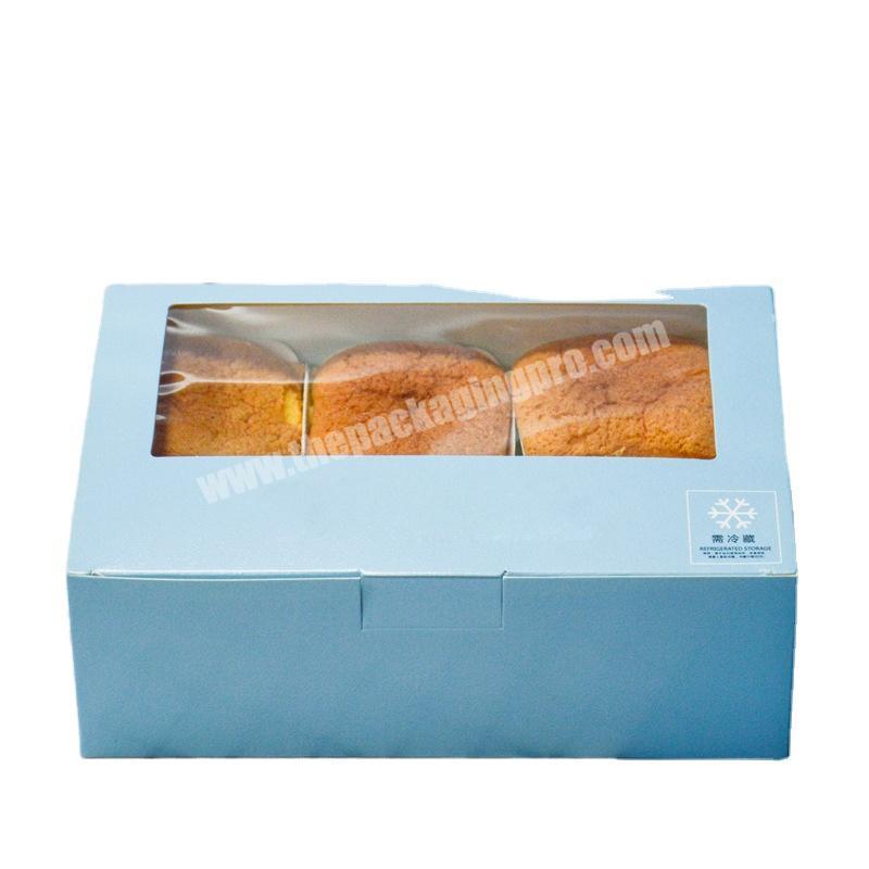 Professional factory cake box 8 inch cake boxes black cake carton box with wholesale price