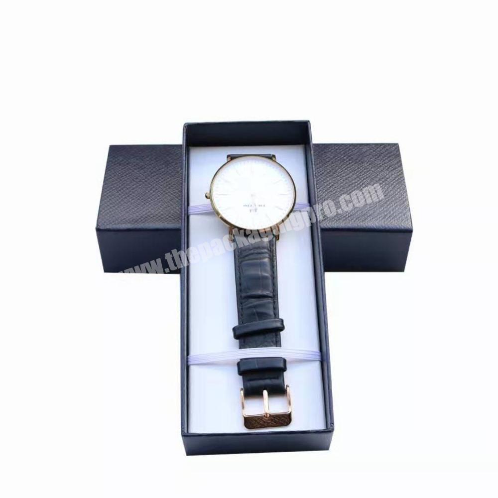 Professional fancy custom watch gift packing box with printing logo
