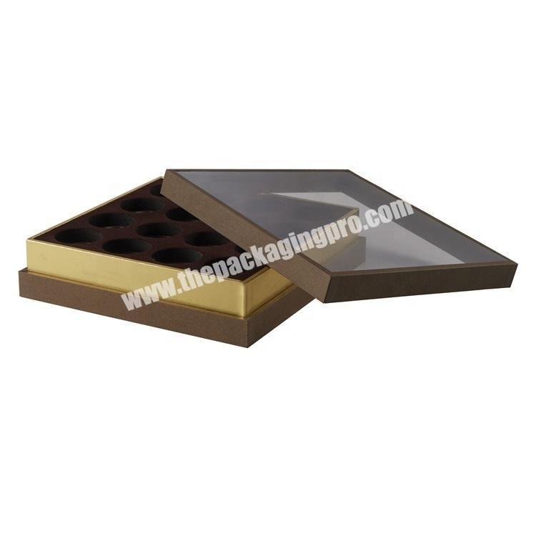 Professional food gift packaging box chocolate truffle packaging box